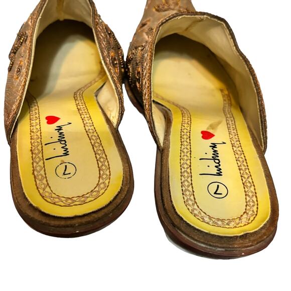 Luichiny Patia - Womens Tan Beaded Dress Shoe - Pointed Toe - Western - Size 7 - Picture 10 of 13